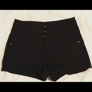 High waisted shorts